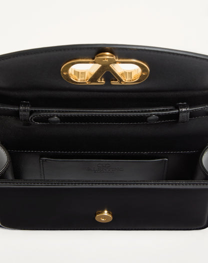 Valentino Garavani Vain Clutch Bag In Shiny Calfskin