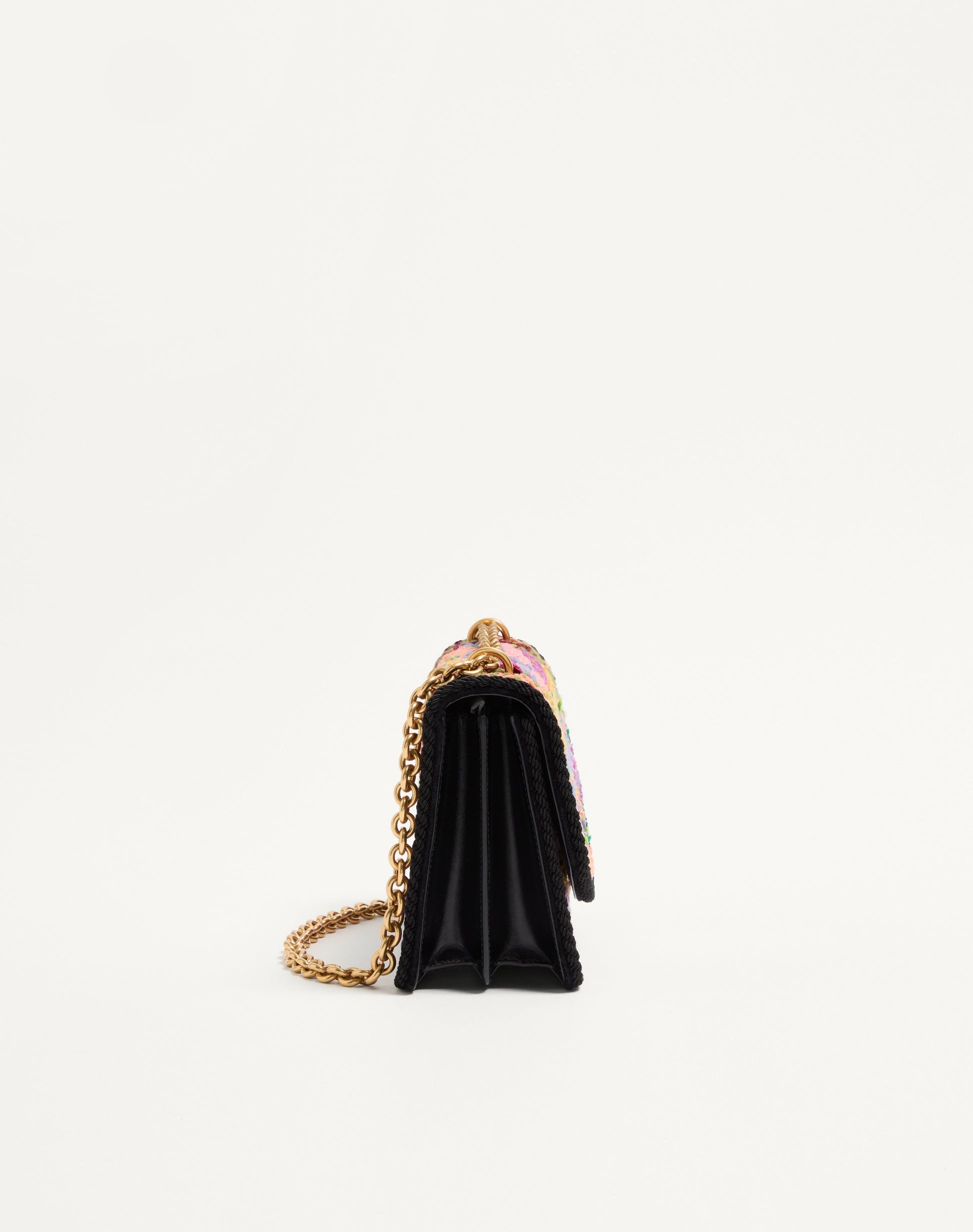 Valentino Garavani Vain Embroidered Shoulder Bag