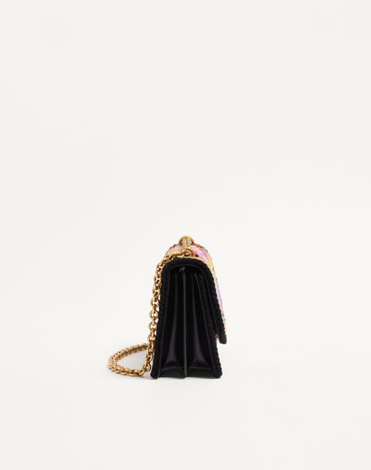 Valentino Garavani Vain Embroidered Shoulder Bag