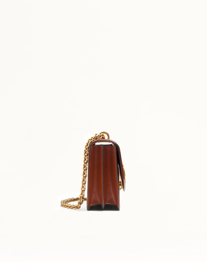 Valentino Garavani Vain Shoulder Bag In Shiny Calfskin