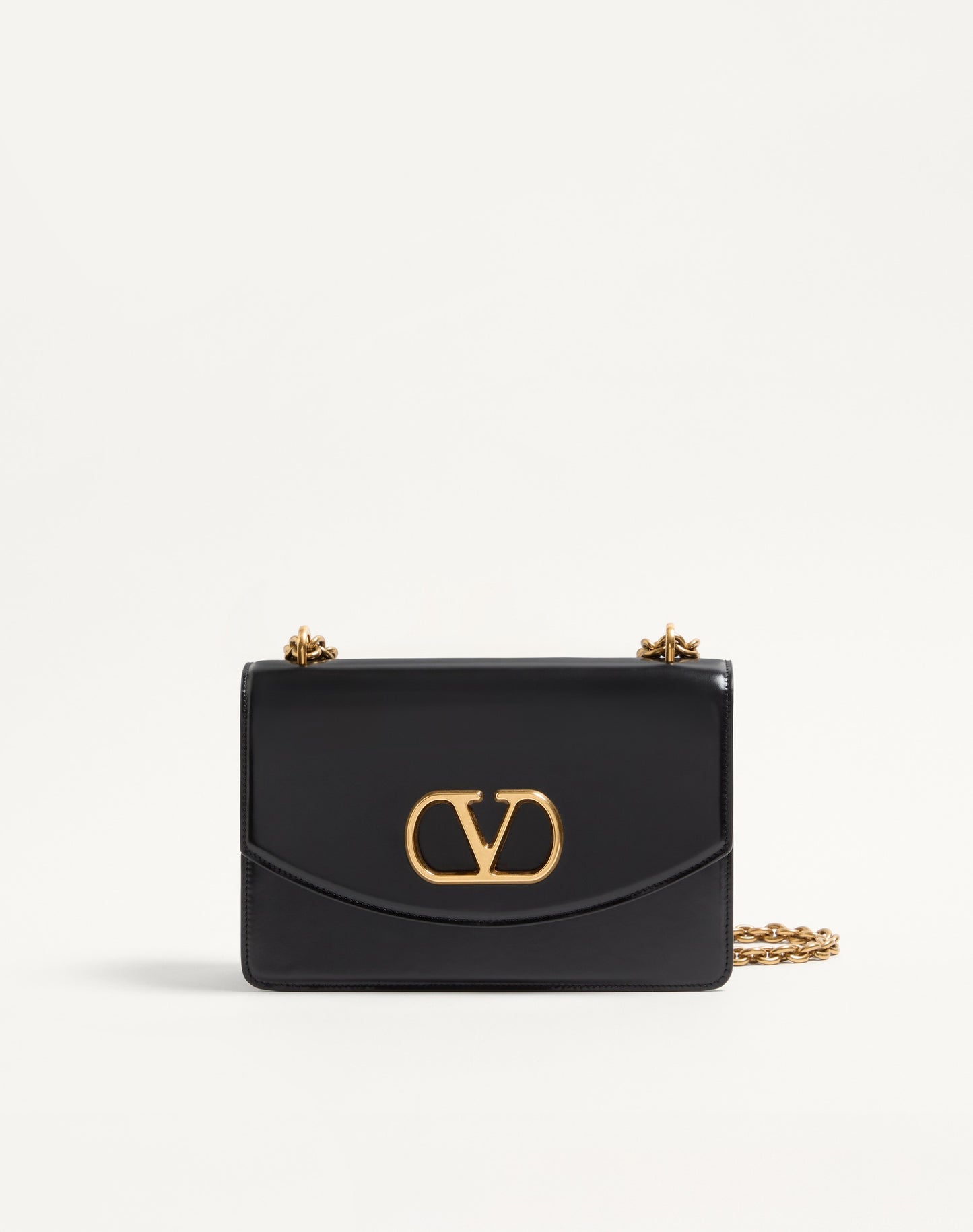 Valentino Garavani Vain Shoulder Bag In Shiny Calfskin