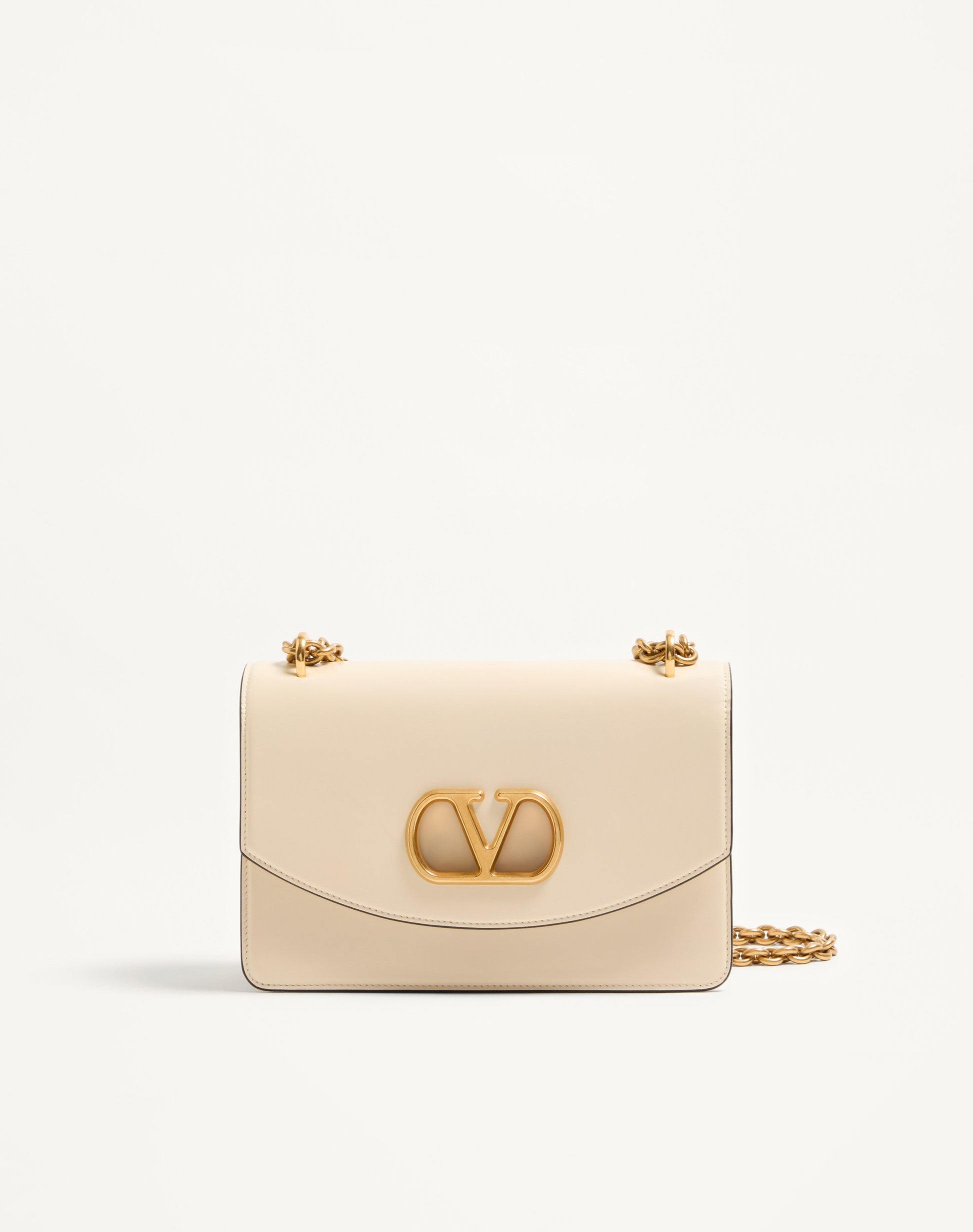 Valentino Garavani Vain Shoulder Bag In Shiny Calfskin