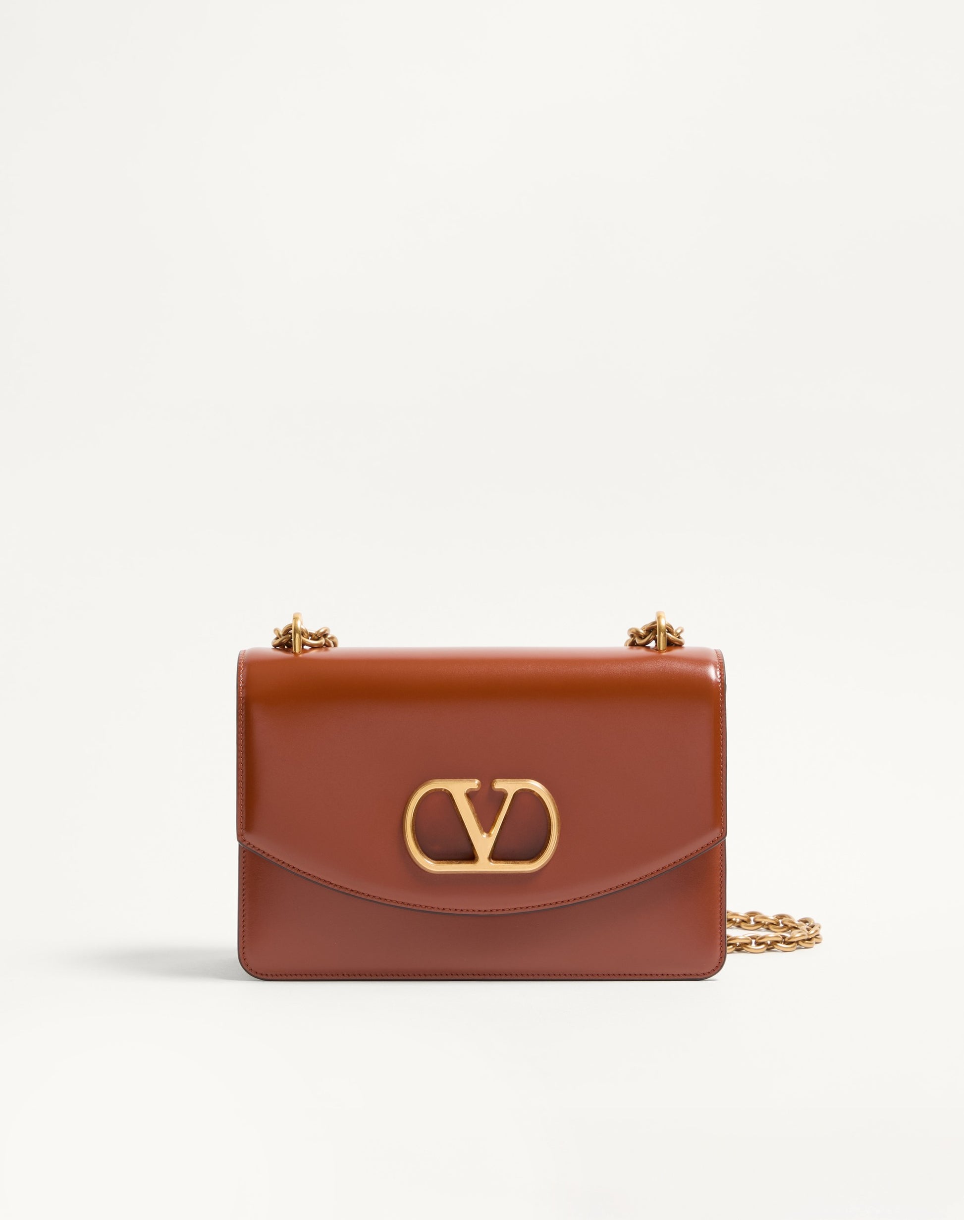 Valentino Garavani Vain Shoulder Bag In Shiny Calfskin