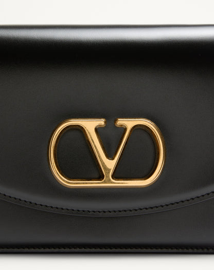 Valentino Garavani Vain Small Shoulder Bag In Shiny Calfskin