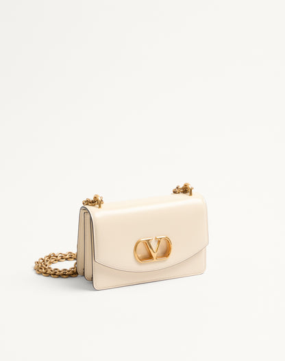 Valentino Garavani Vain Small Shoulder Bag In Shiny Calfskin