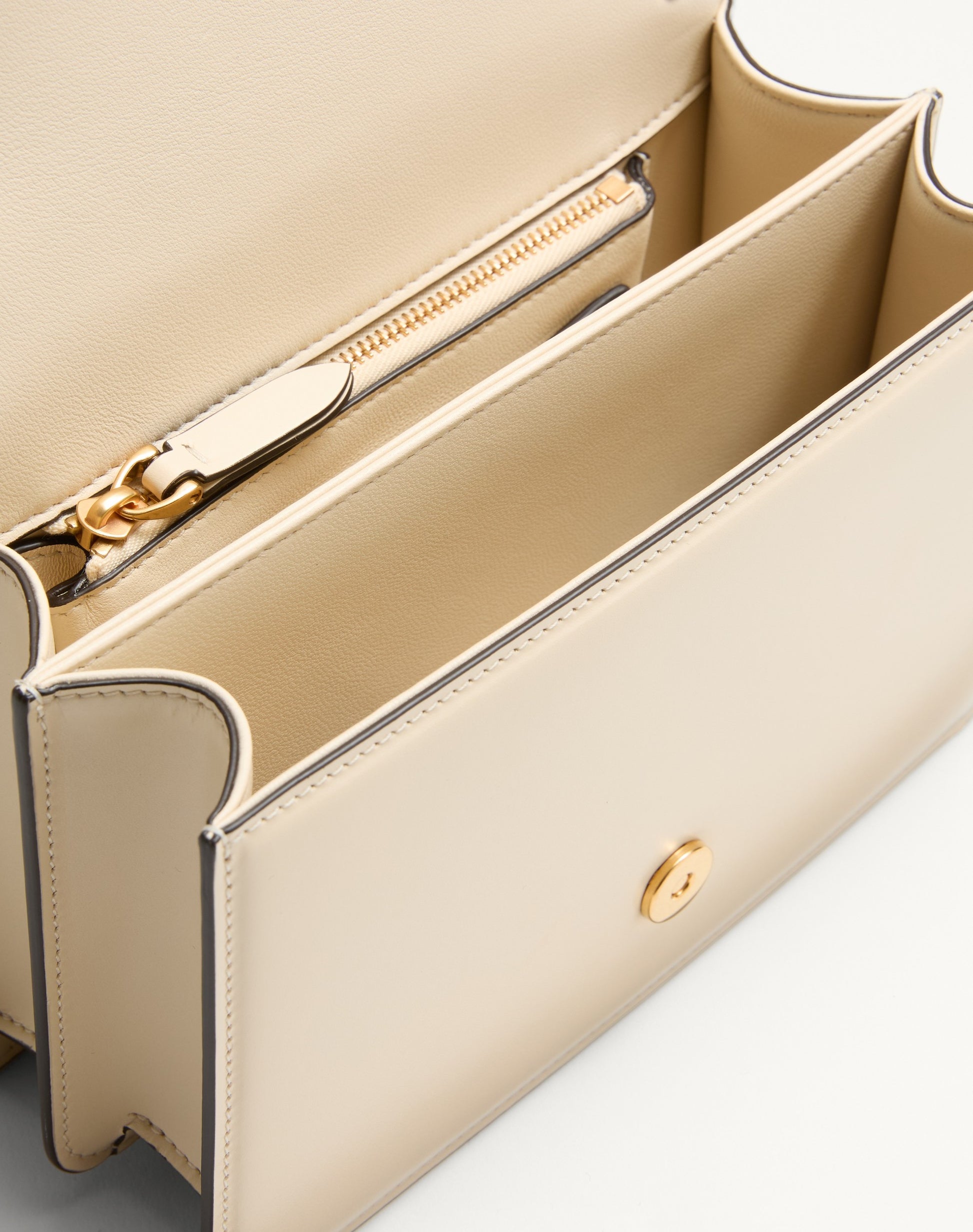 Valentino Garavani Vain Small Shoulder Bag In Shiny Calfskin
