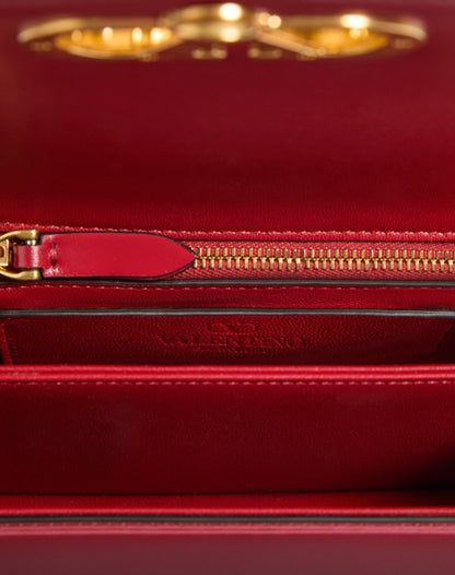 Valentino Garavani Vain Small Shoulder Bag In Shiny Calfskin