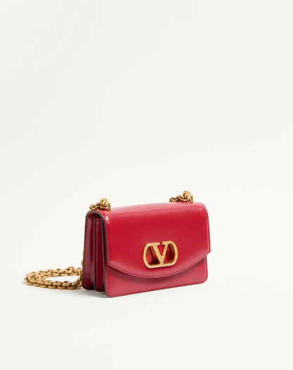 Valentino Garavani Vain Small Shoulder Bag In Shiny Calfskin