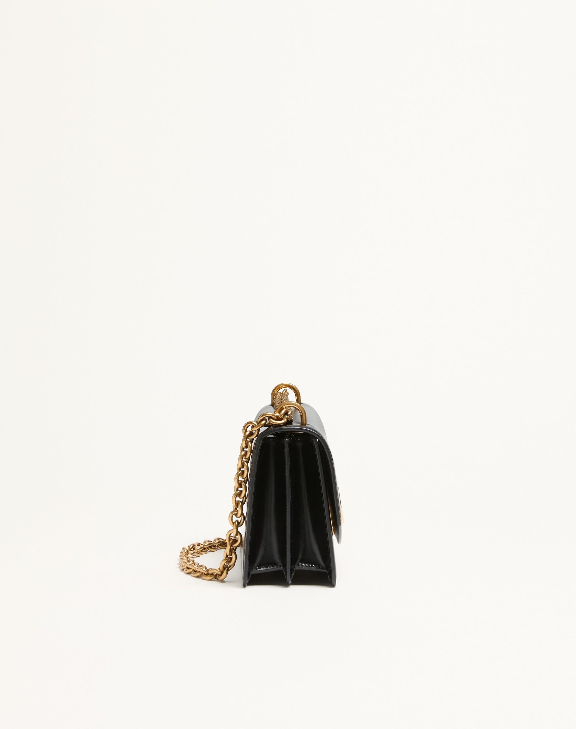 Valentino Garavani Vain Small Shoulder Bag In Shiny Calfskin