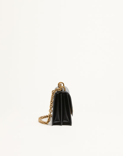 Valentino Garavani Vain Small Shoulder Bag In Shiny Calfskin