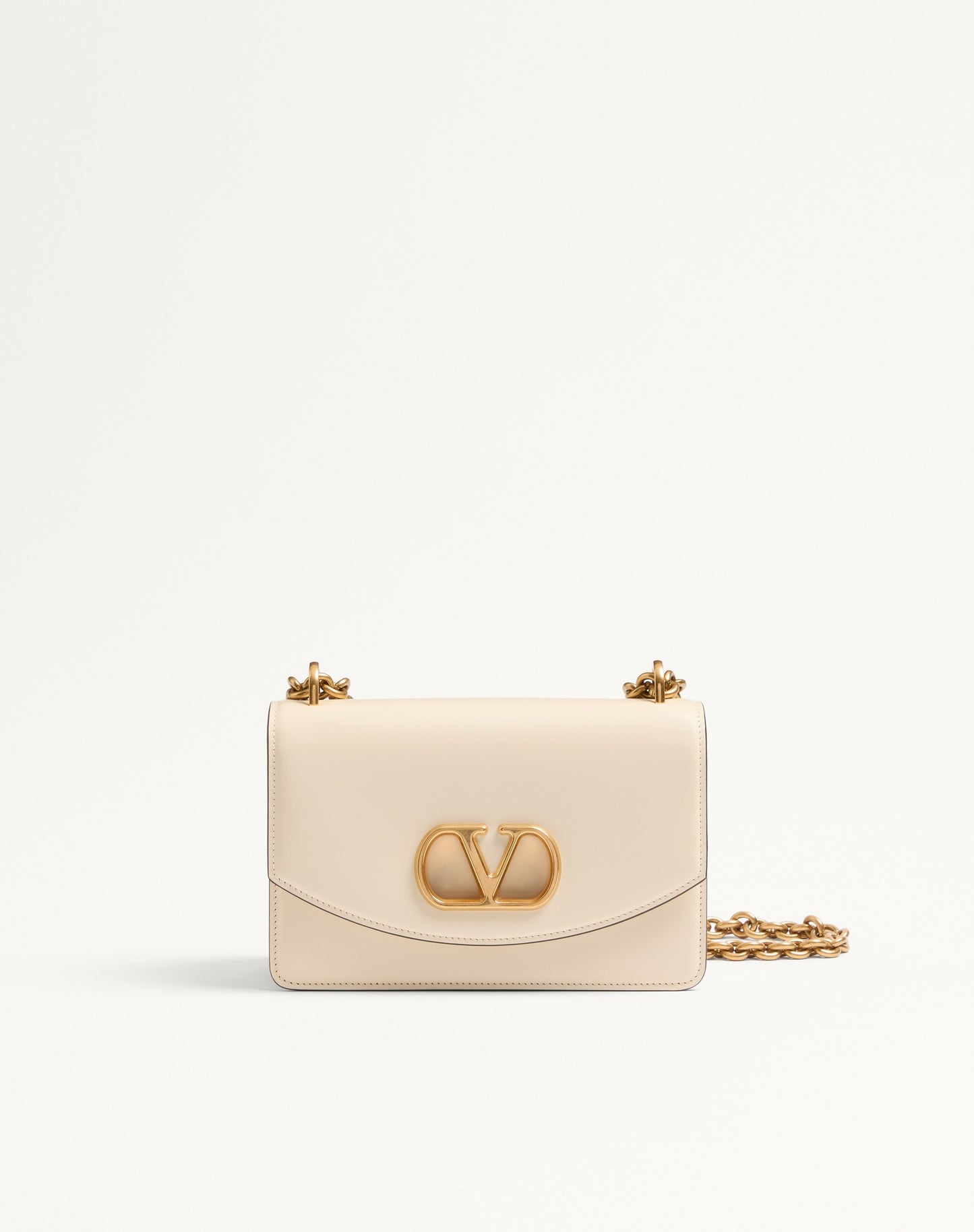 Valentino Garavani Vain Small Shoulder Bag In Shiny Calfskin