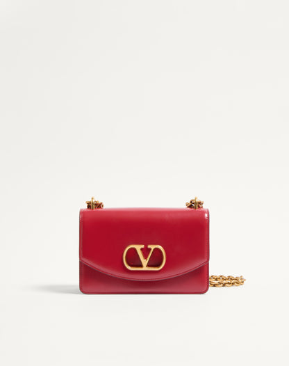 Valentino Garavani Vain Small Shoulder Bag In Shiny Calfskin