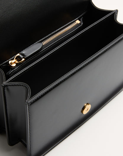Valentino Garavani Vain Small Shoulder Bag In Shiny Calfskin
