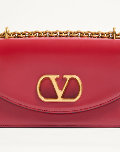 Valentino Garavani Vain Small Shoulder Bag In Shiny Calfskin