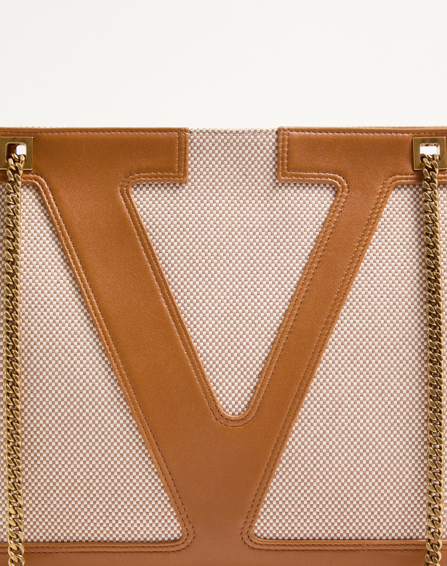 Valentino Garavani Viva Superstar Medium Canvas Shopping Bag