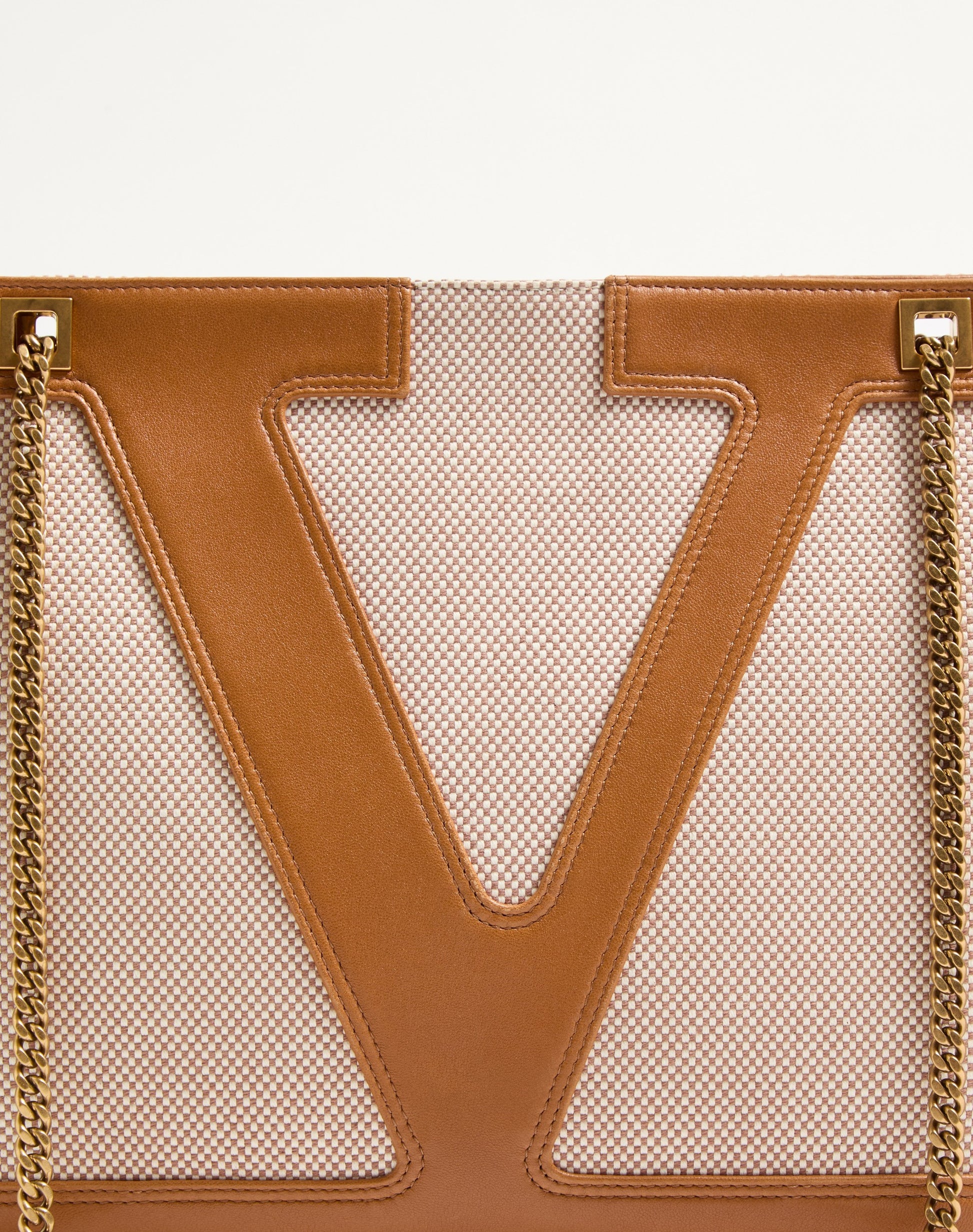 Valentino Garavani Viva Superstar Medium Canvas Shopping Bag