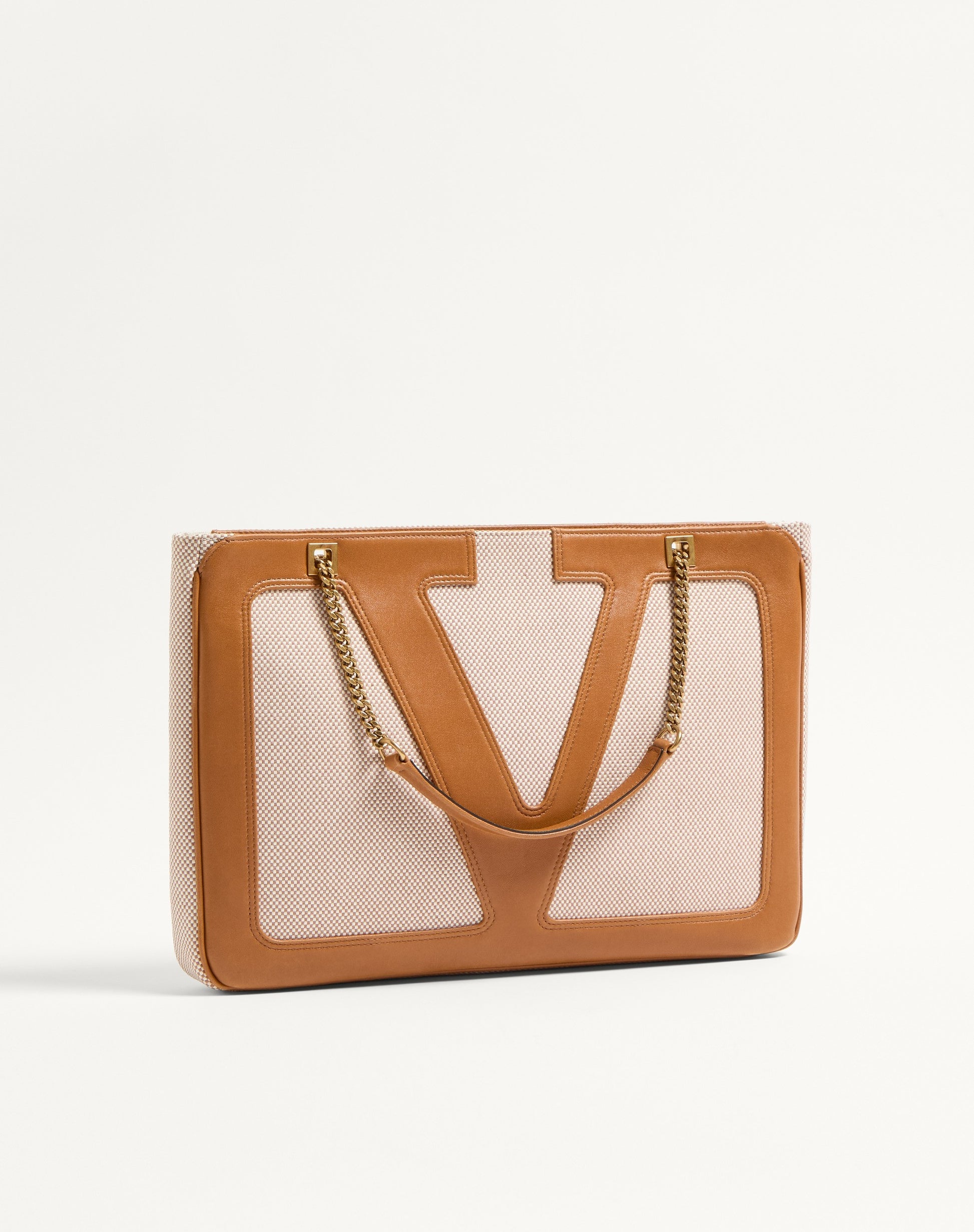 Valentino Garavani Viva Superstar Medium Canvas Shopping Bag