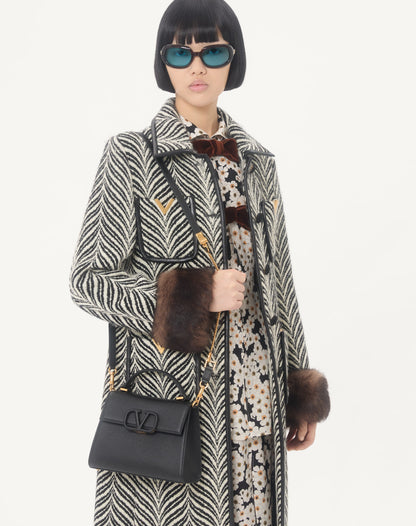 Valentino Garavani Vsling Small Handbag In Grainy Calfskin