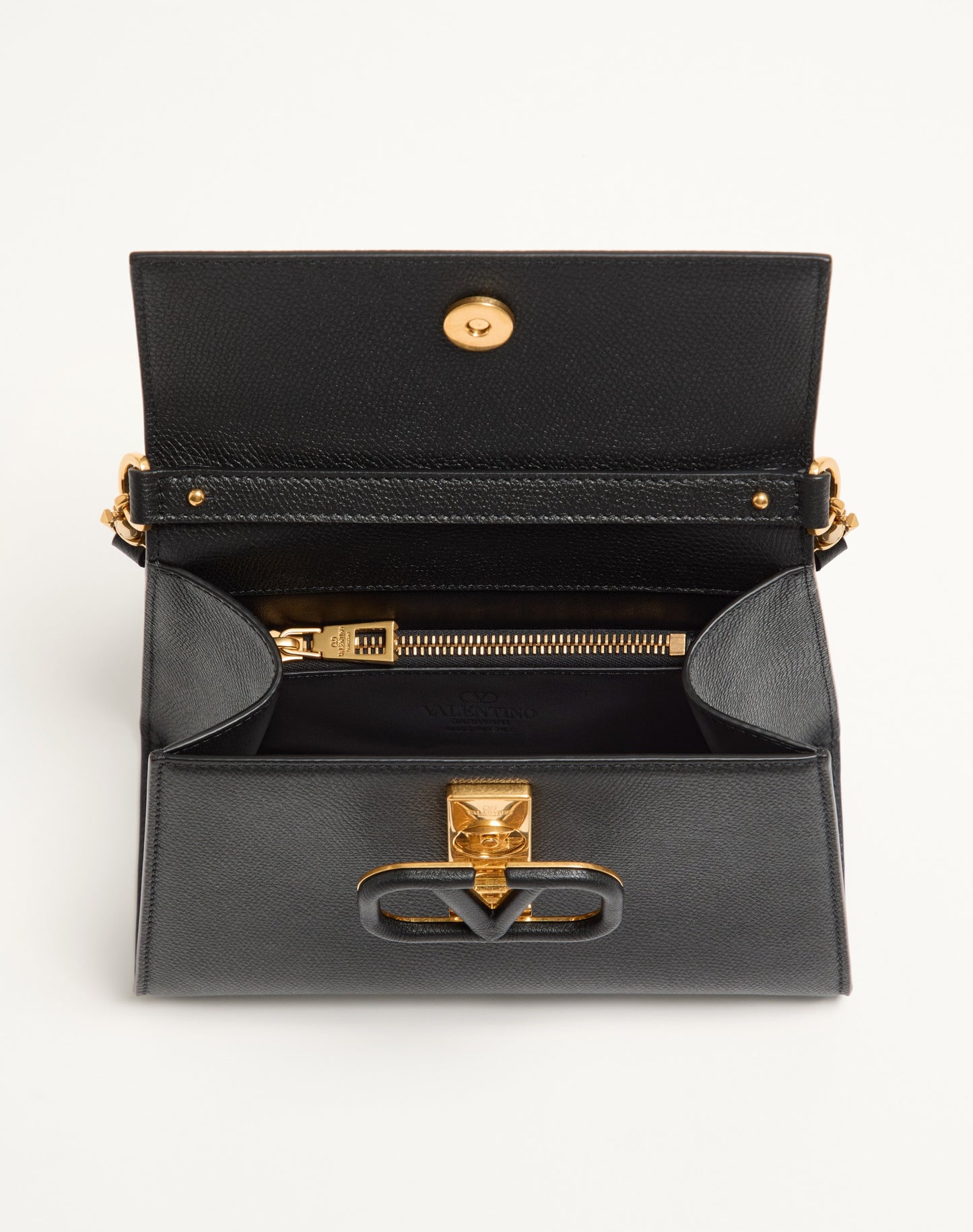 Valentino Garavani Vsling Small Handbag In Grainy Calfskin