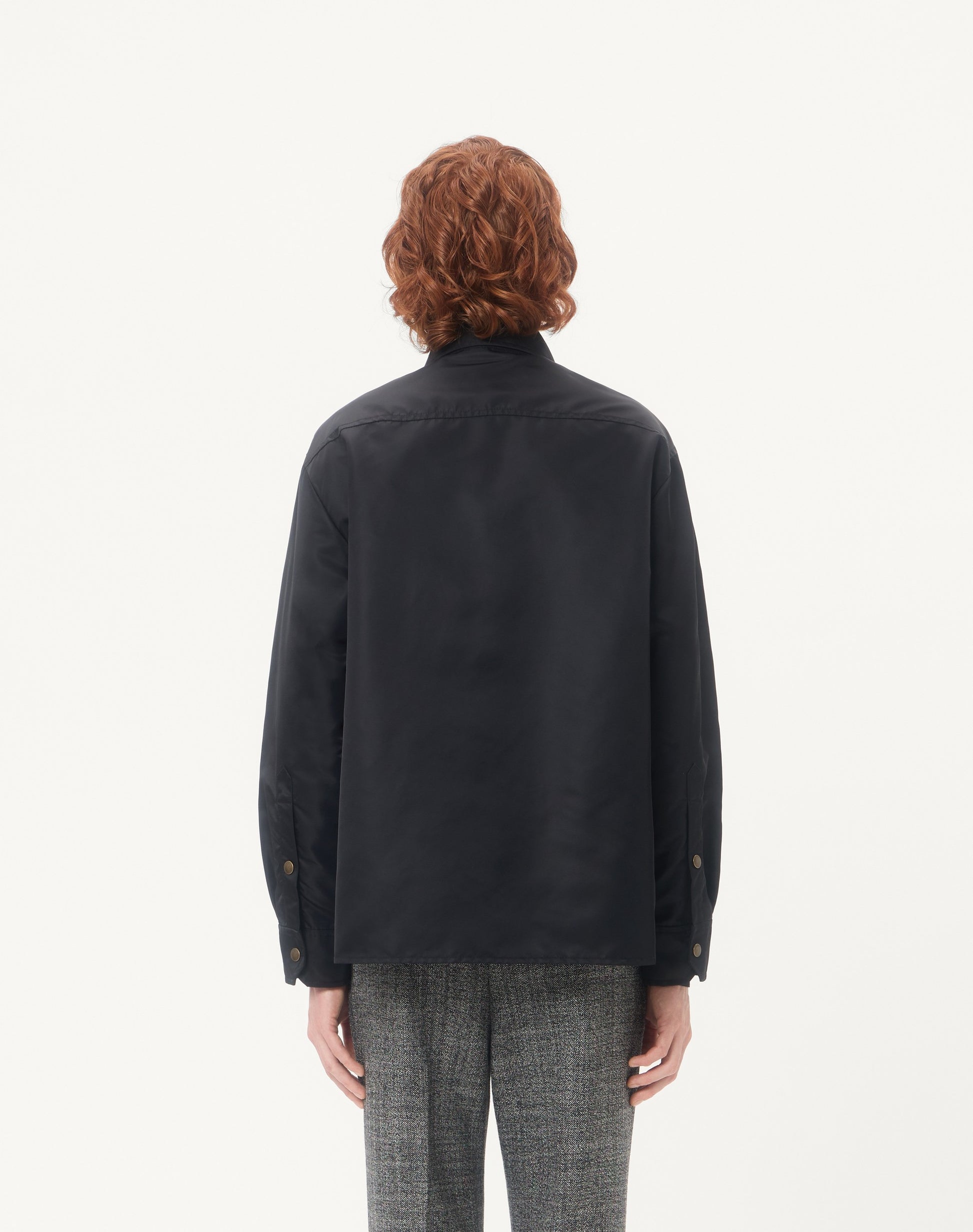 Valentino Nylon Shirt Jacket With Vgold