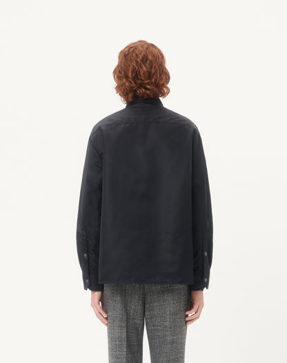 Valentino Nylon Shirt Jacket With Vgold