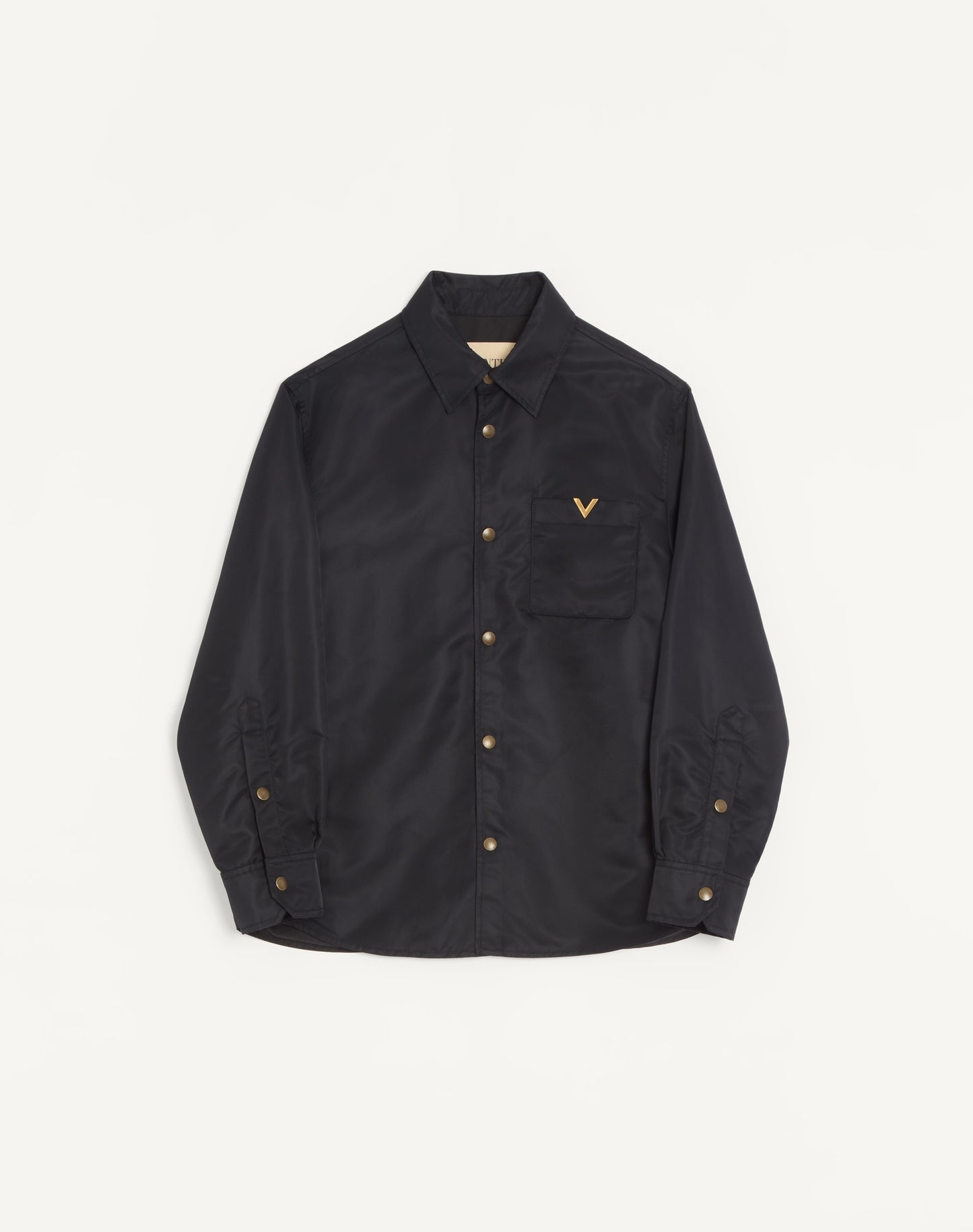 Valentino Nylon Shirt Jacket With Vgold