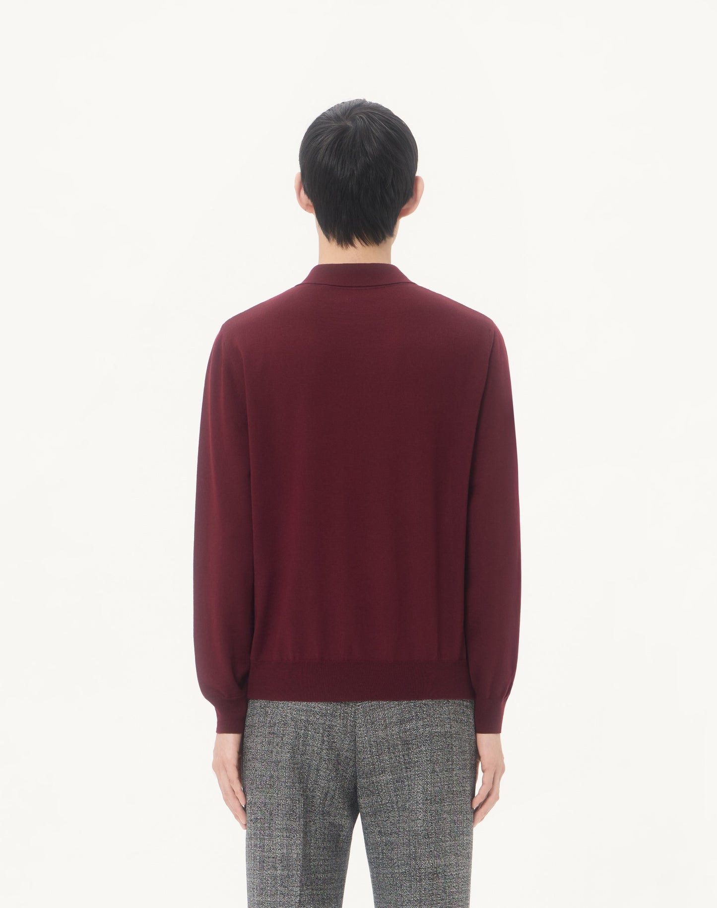 Valentino Wool Polo With Vlogo Embroidery
