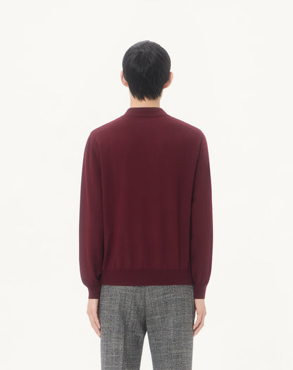 Valentino Wool Polo With Vlogo Embroidery