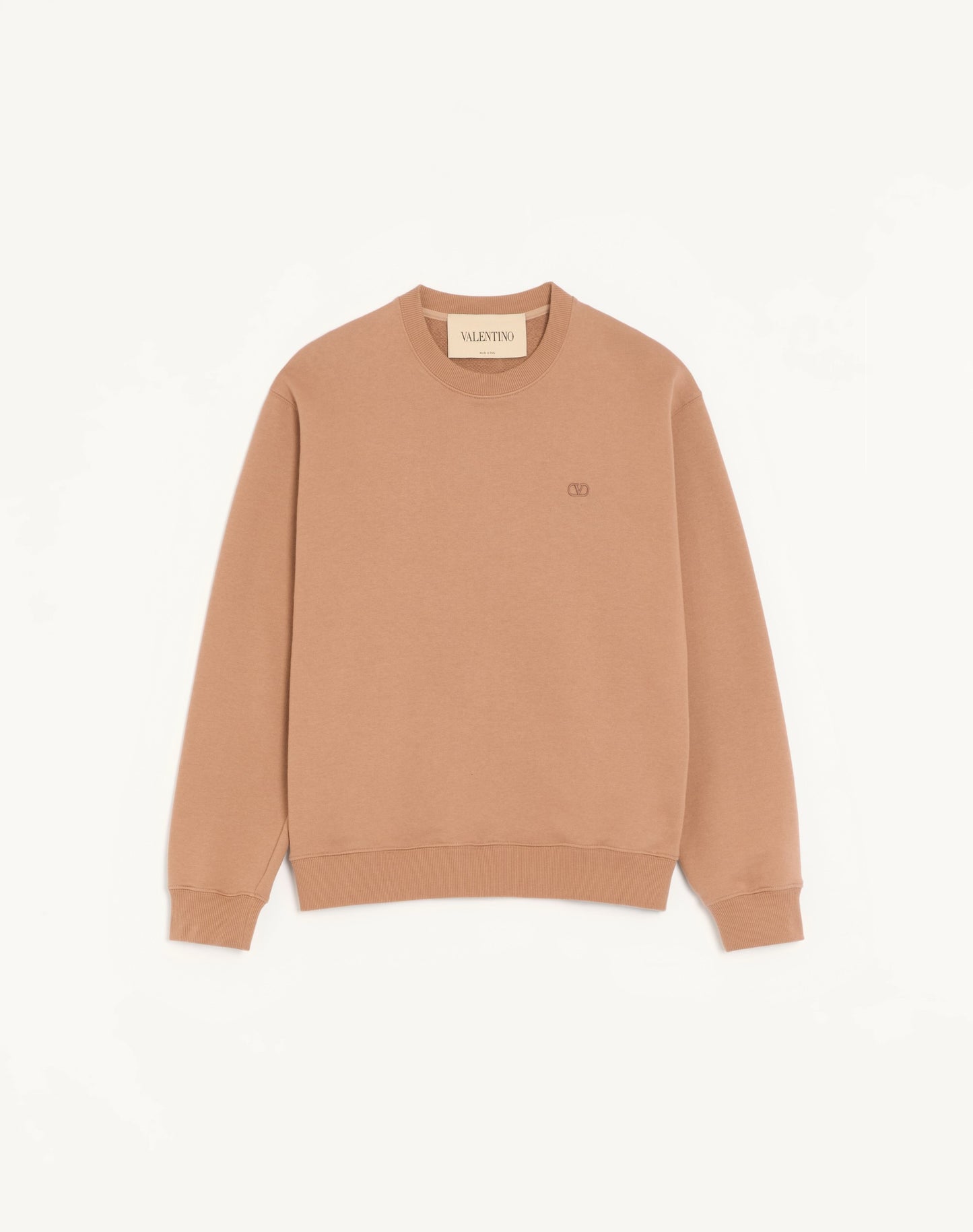 Valentino Cotton Sweatshirt With Vlogo Embroidery
