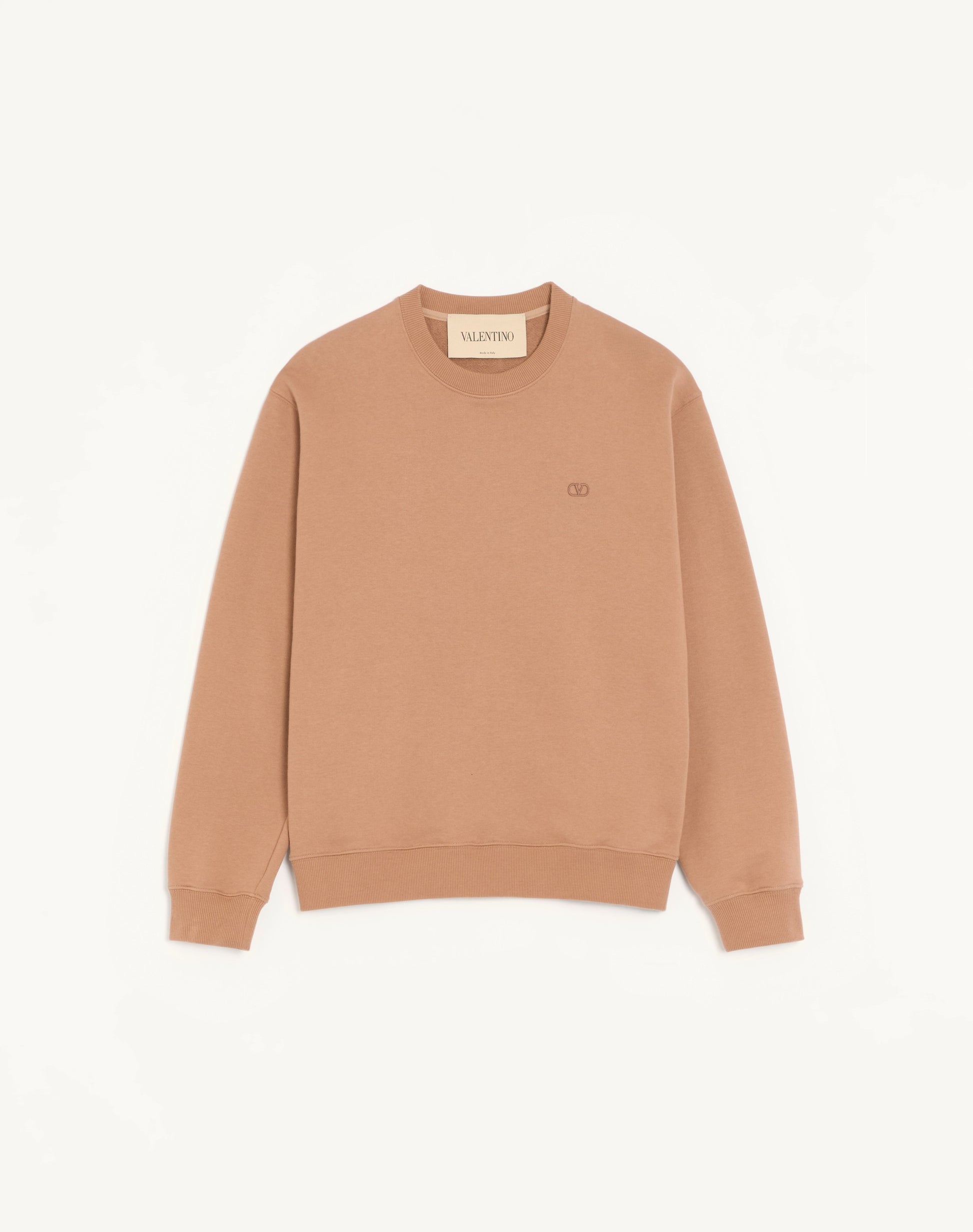 Valentino Cotton Sweatshirt With Vlogo Embroidery