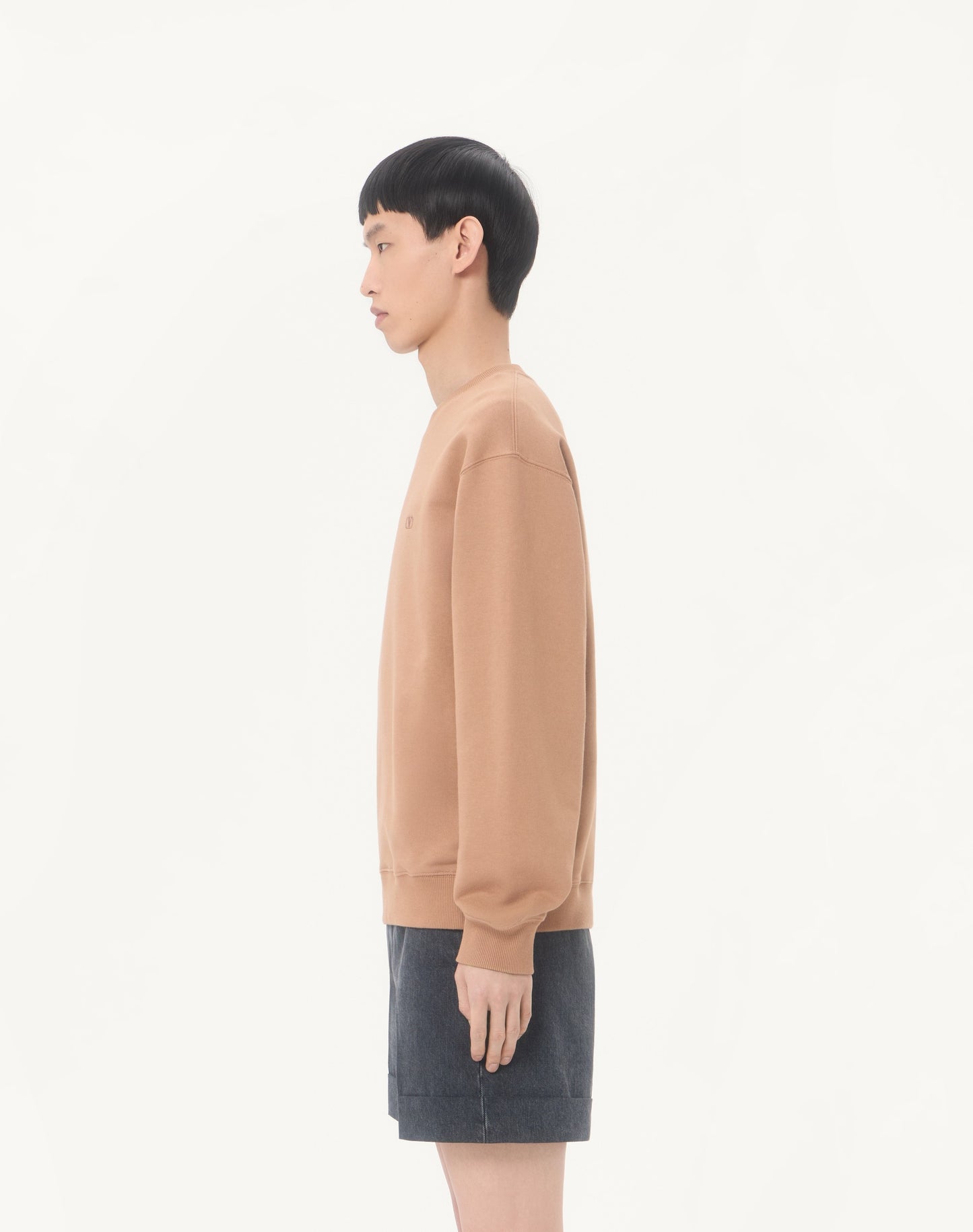 Valentino Cotton Sweatshirt With Vlogo Embroidery