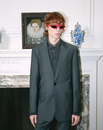 Valentino Single-breasted Wool Jacket