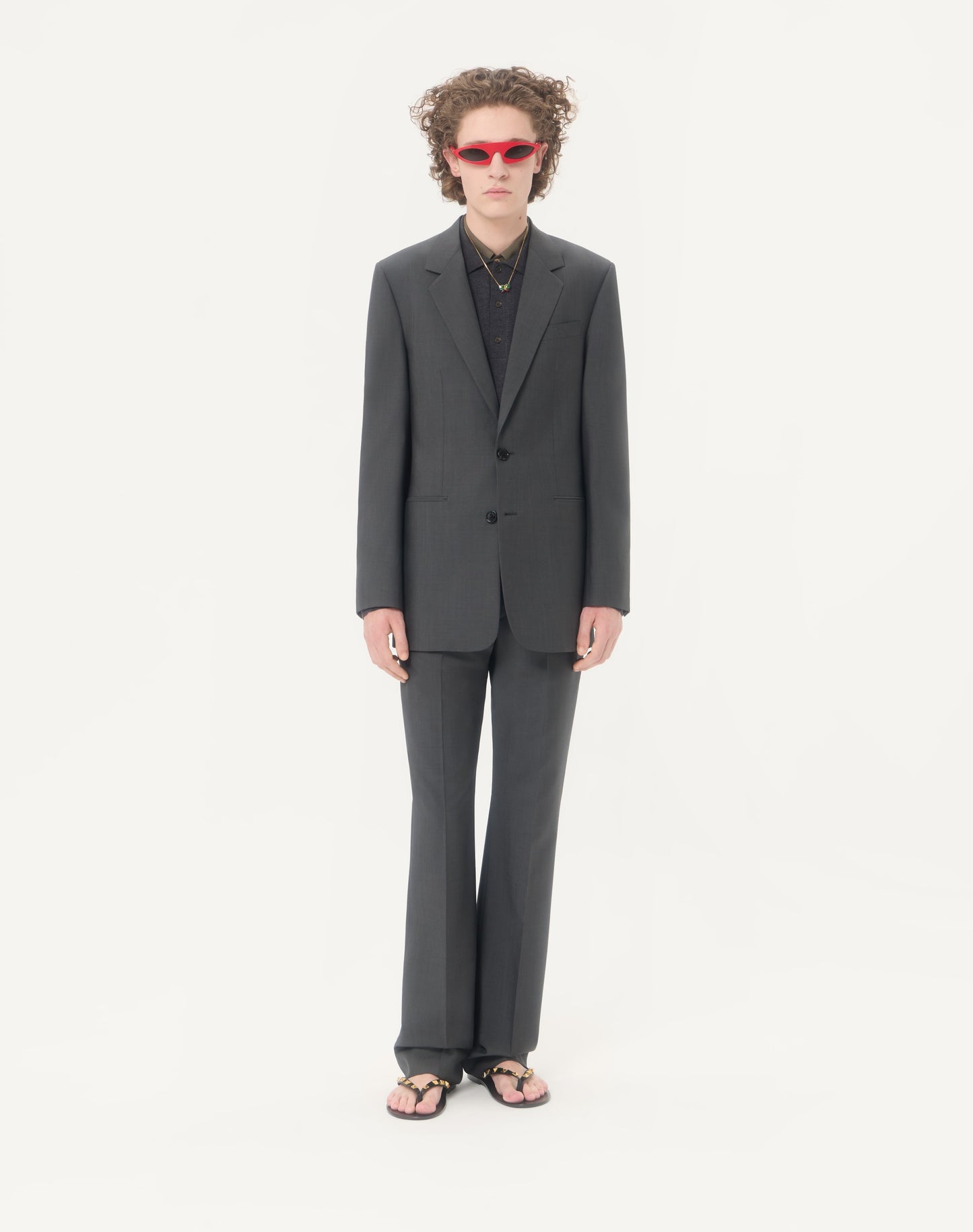 Valentino Single-breasted Wool Jacket