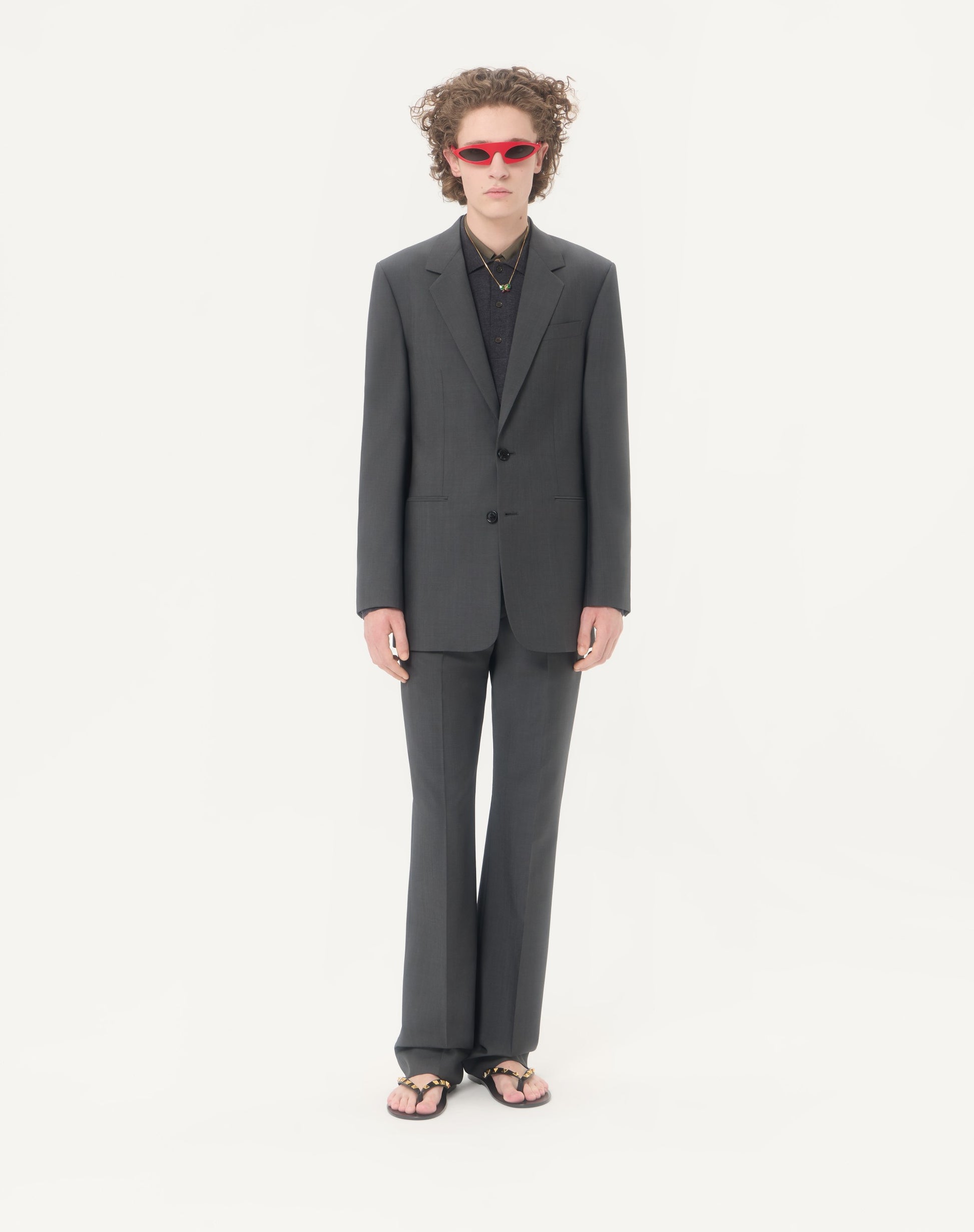 Valentino Single-breasted Wool Jacket