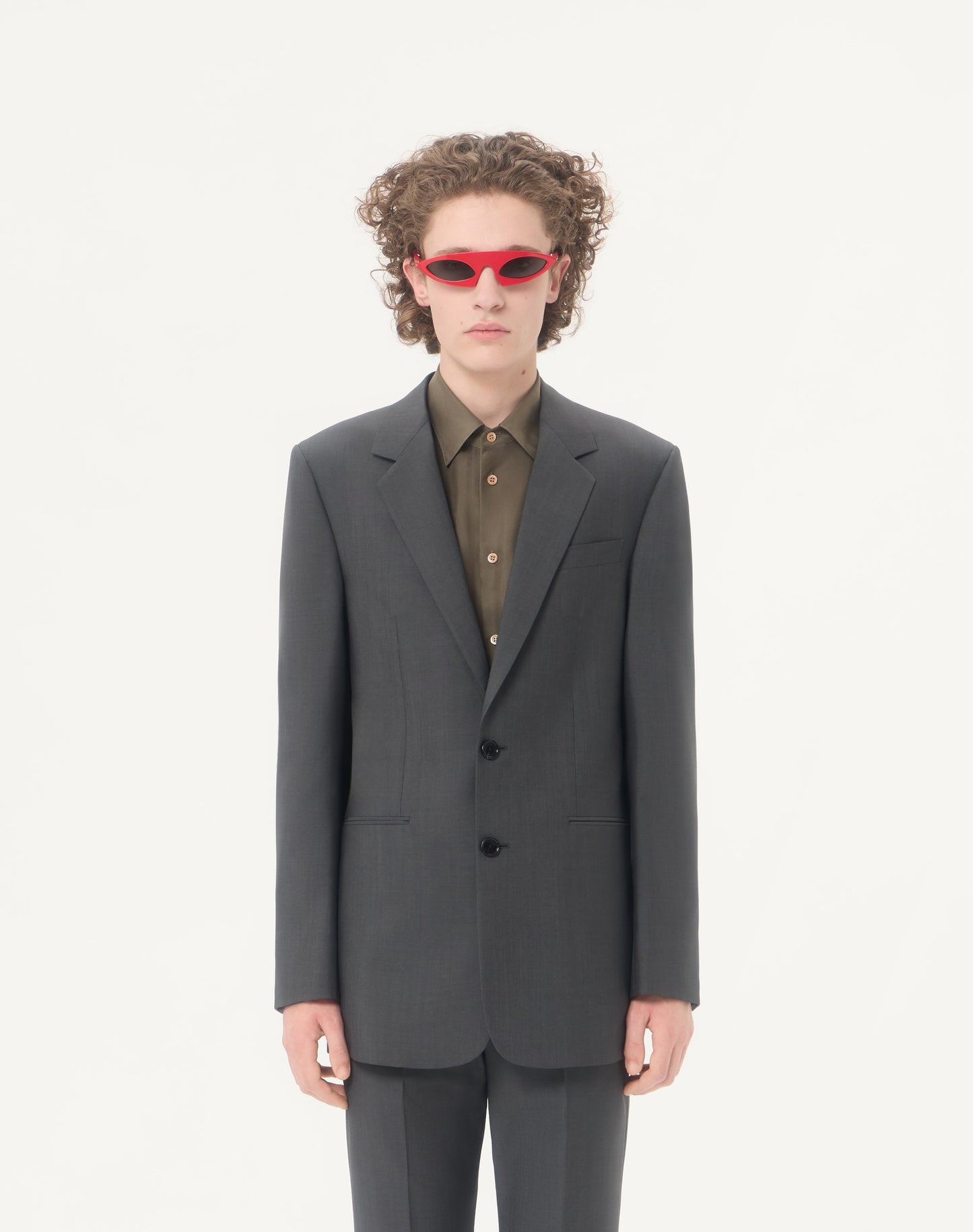 Valentino Single-breasted Wool Jacket