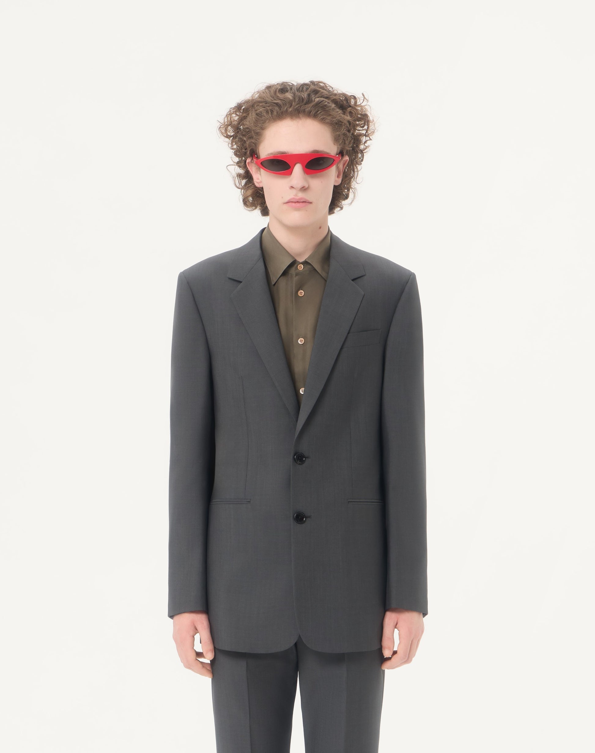 Valentino Single-breasted Wool Jacket