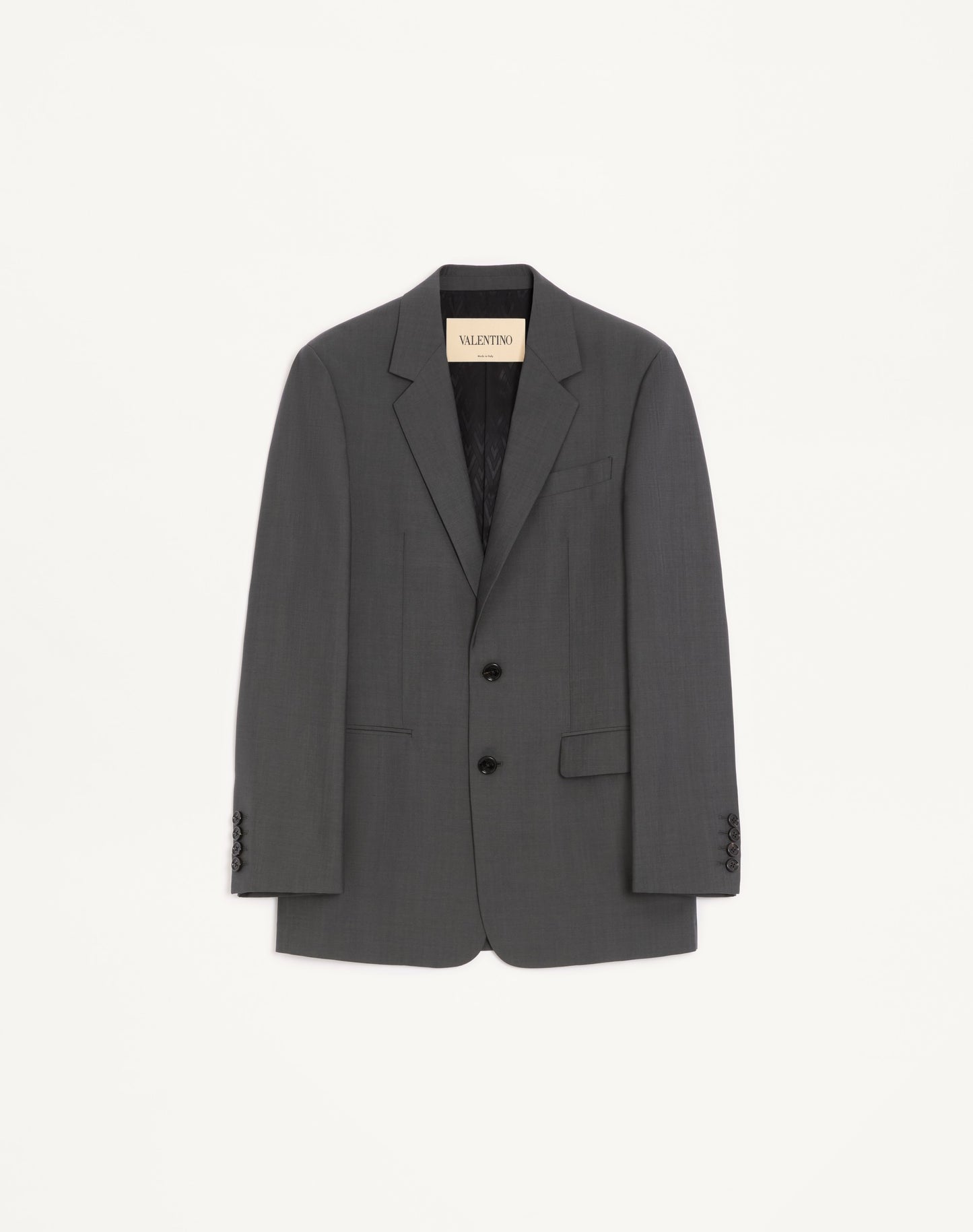 Valentino Single-breasted Wool Jacket