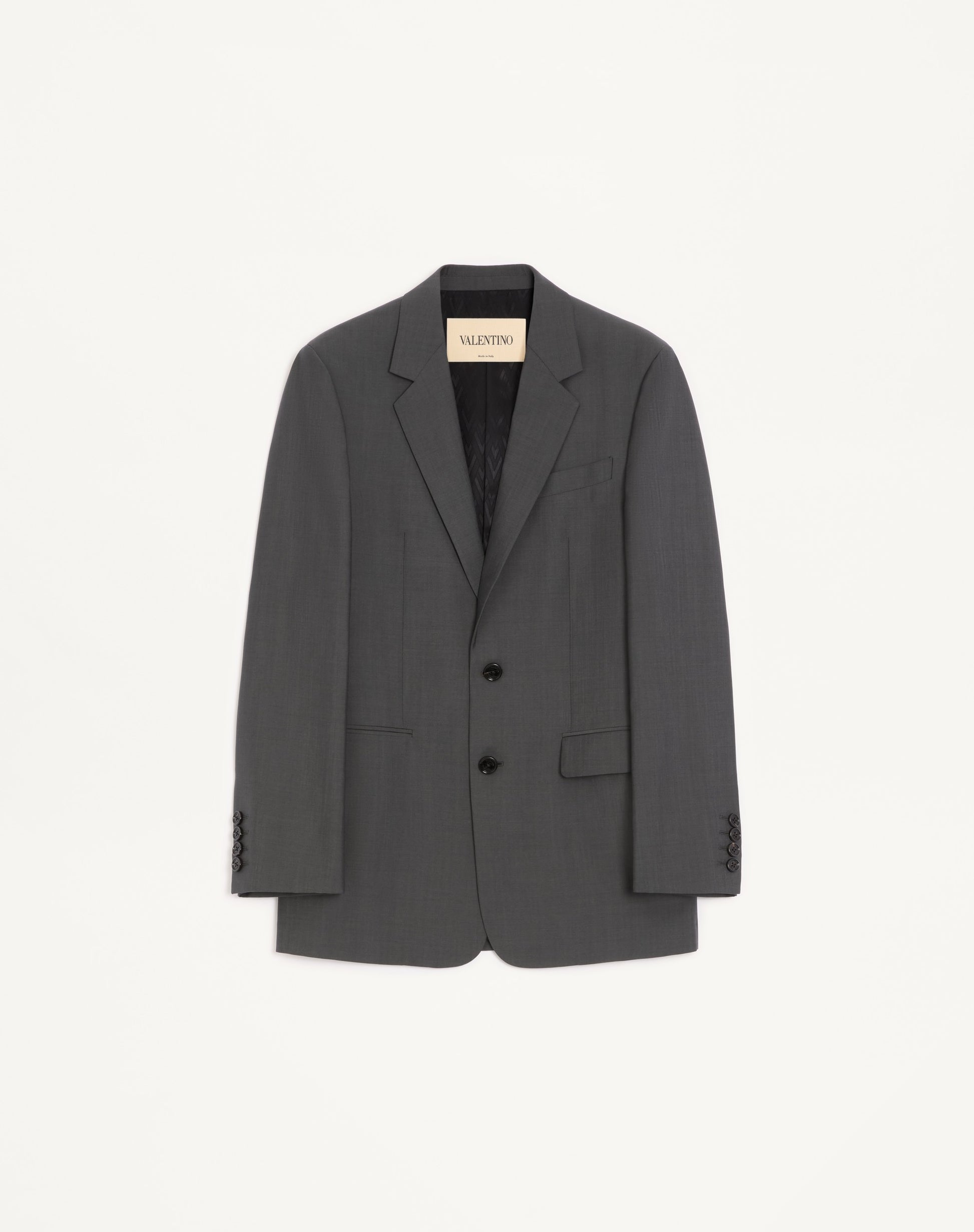 Valentino Single-breasted Wool Jacket
