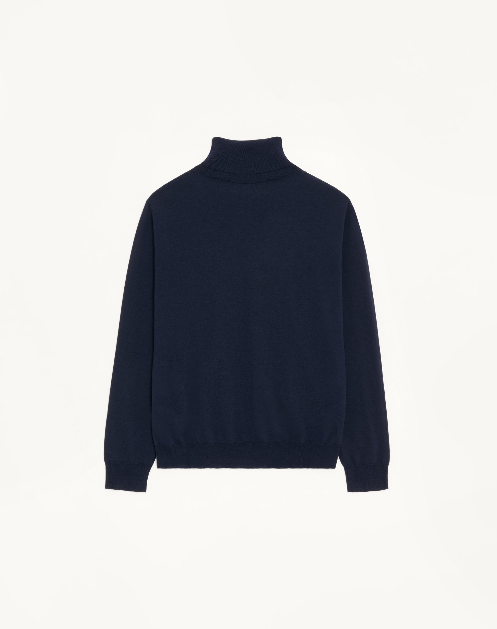 Valentino Wool High-neck Jumper With Vg Embroidery
