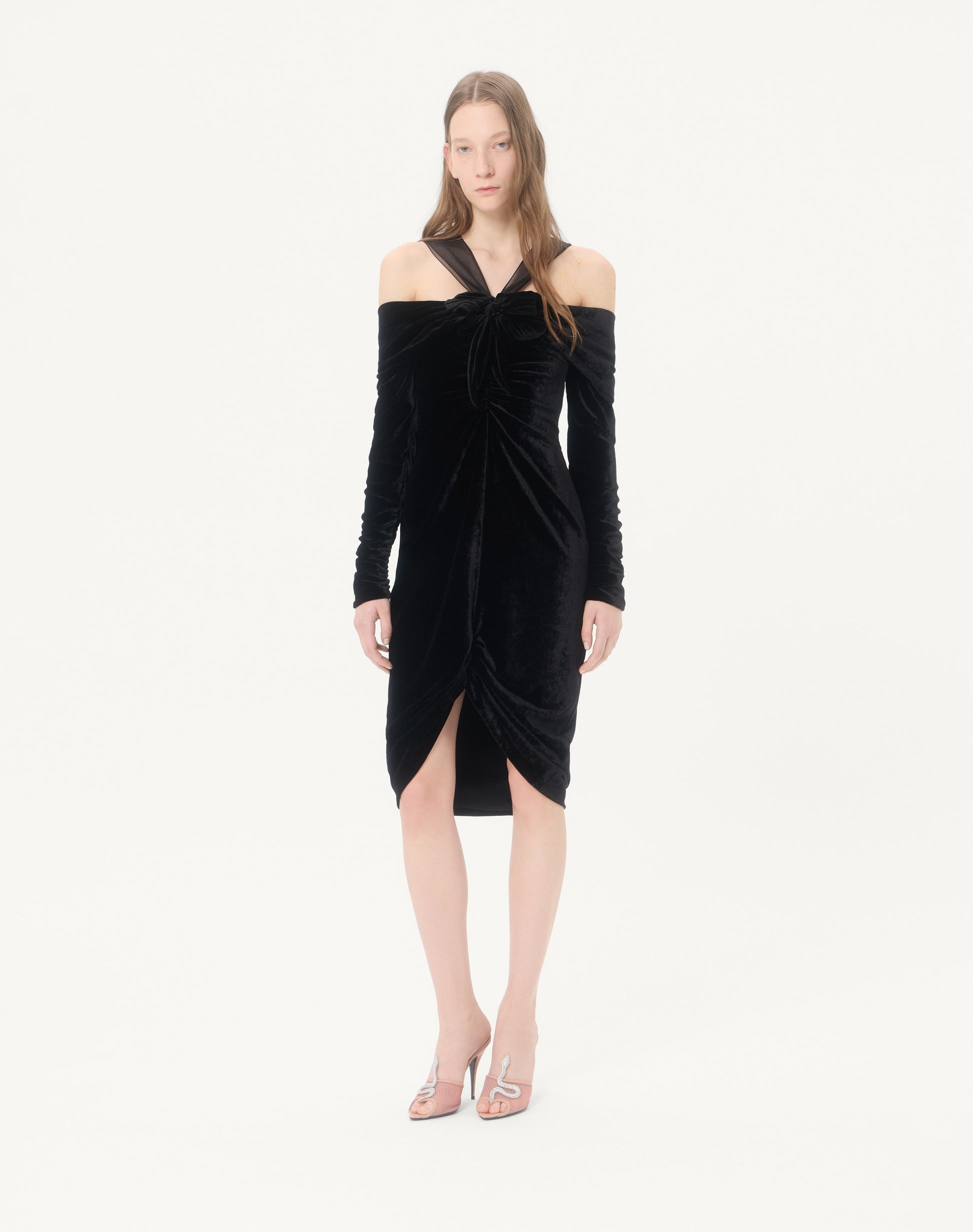 Velvet Midi Dress