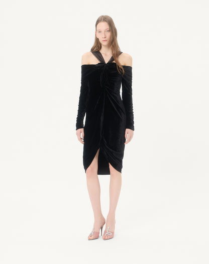 Velvet Midi Dress
