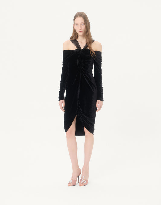Velvet Midi Dress