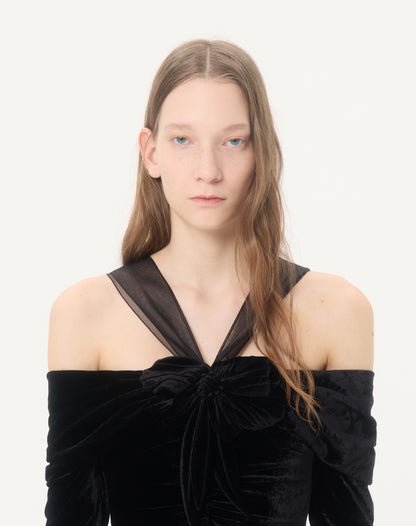 Velvet Midi Dress
