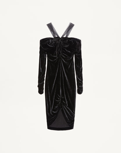 Velvet Midi Dress