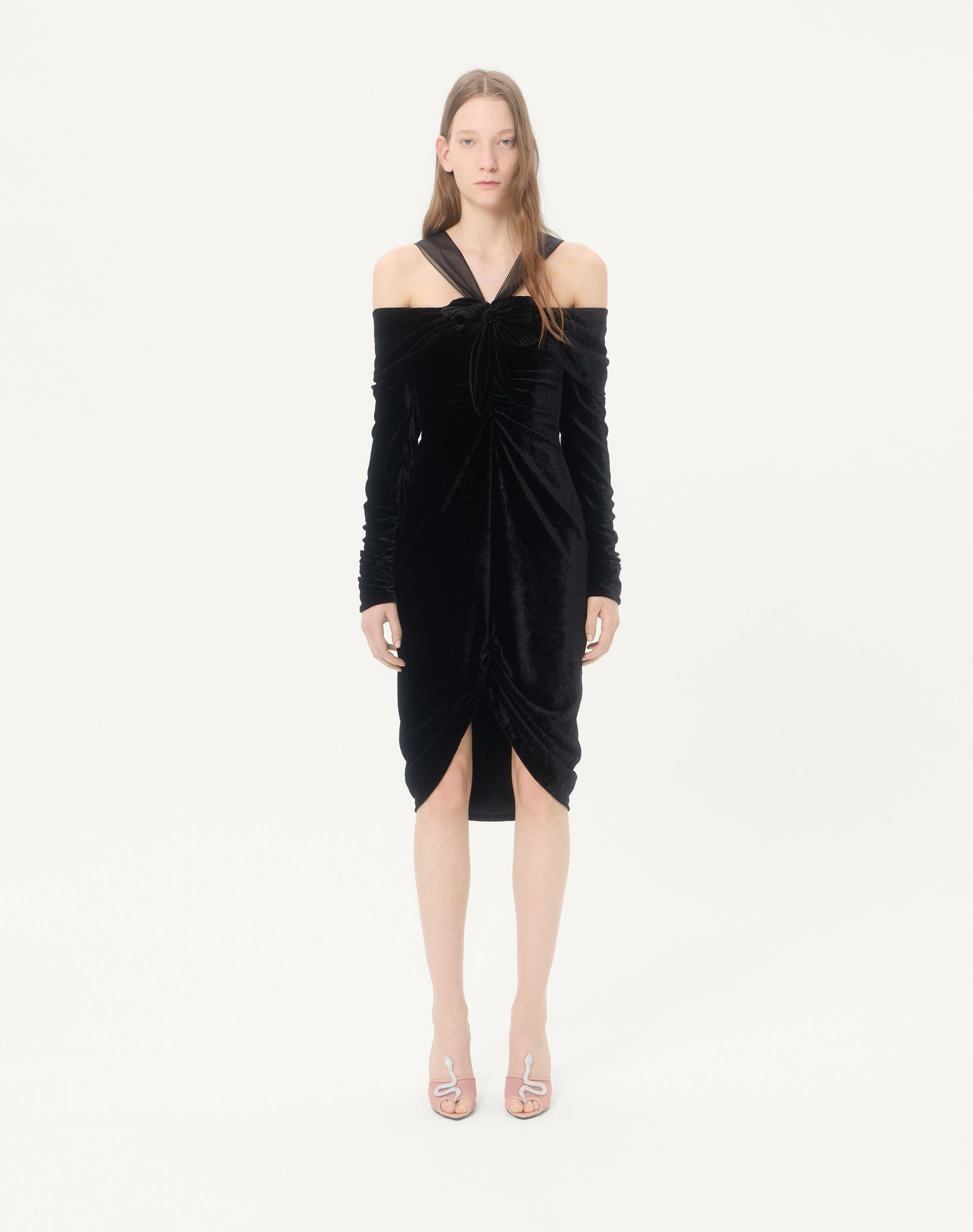 Velvet Midi Dress
