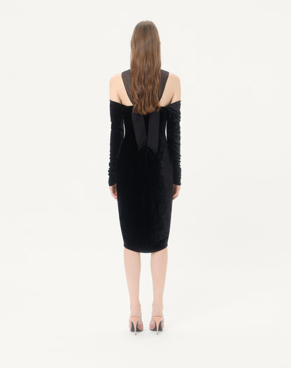 Velvet Midi Dress