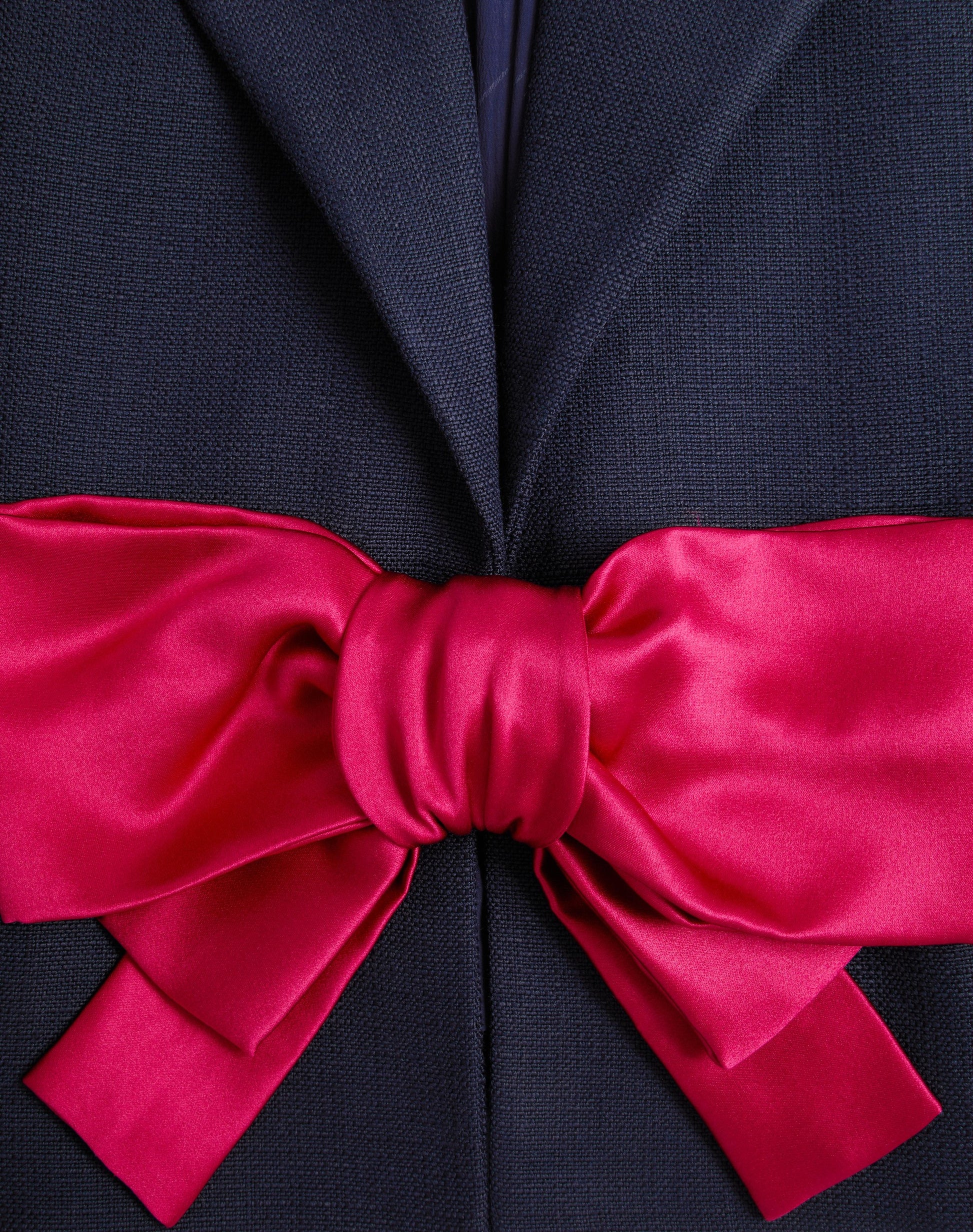 Viscose Jacket With Bow