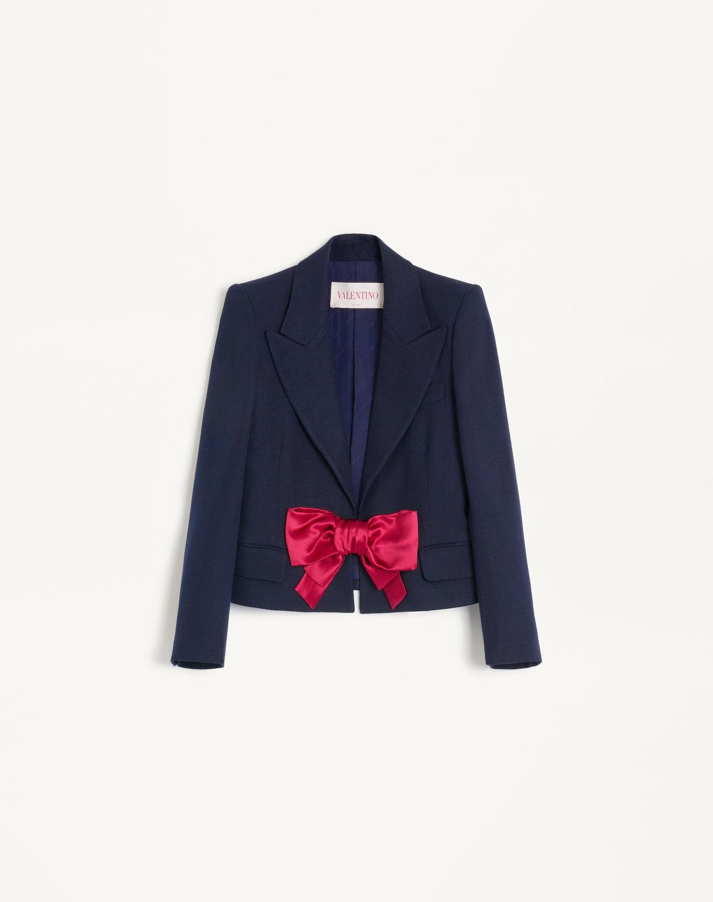 Viscose Jacket With Bow