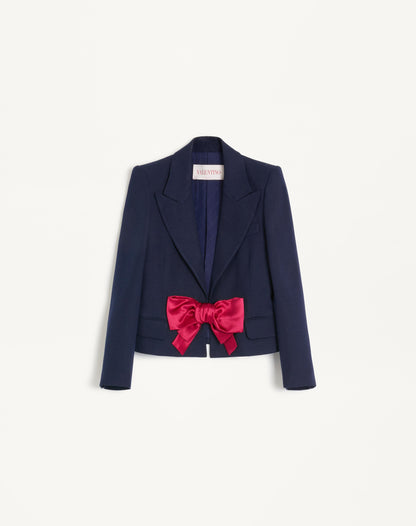 Viscose Jacket With Bow