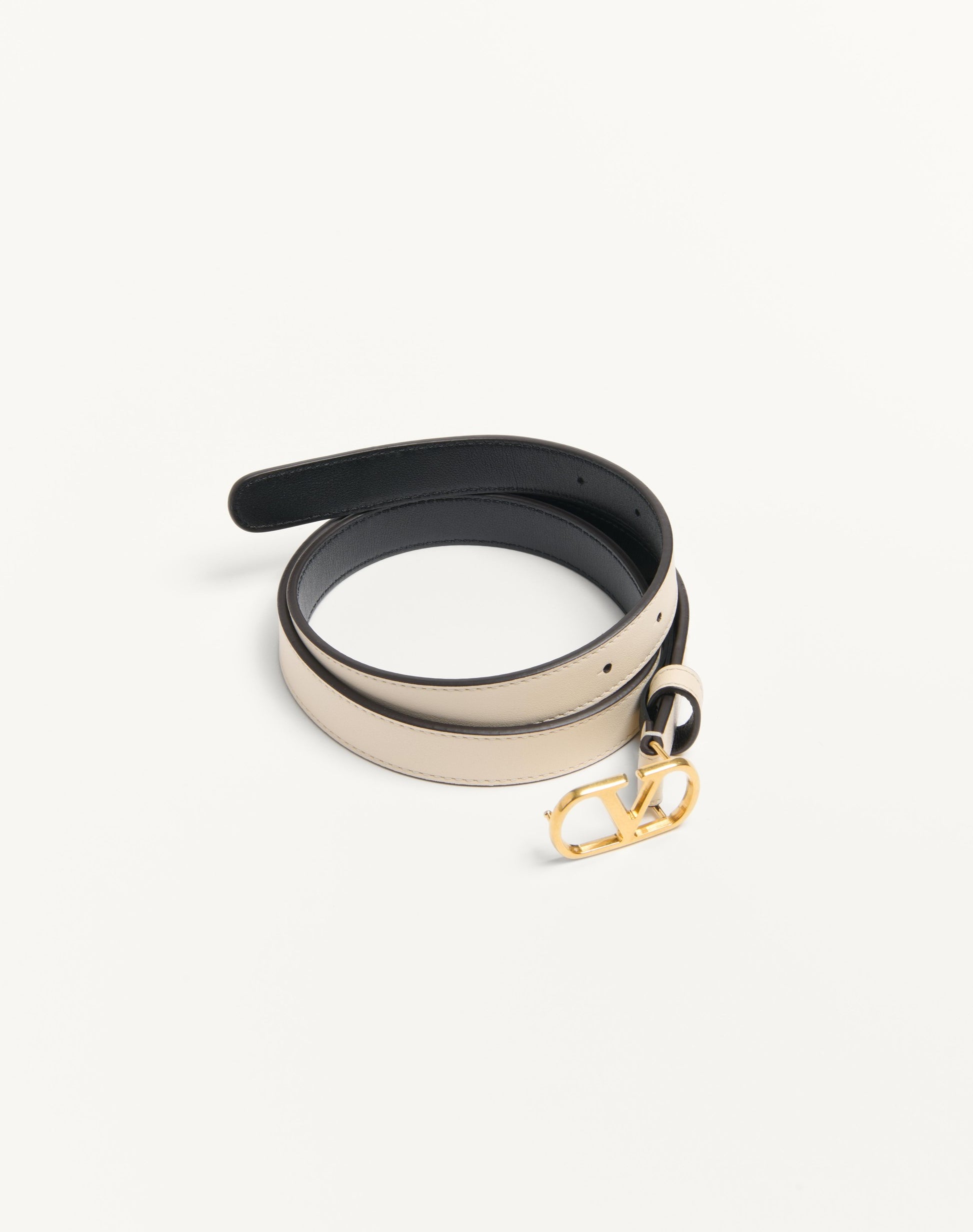 Vlogo Signature Belt In Shiny Calfskin 20 Mm